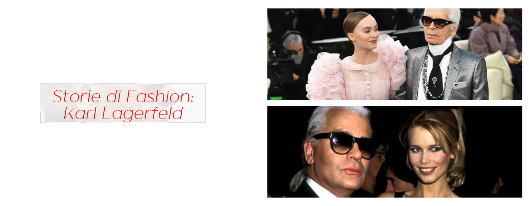 Storie di Fashion: Karl Lagerfeld